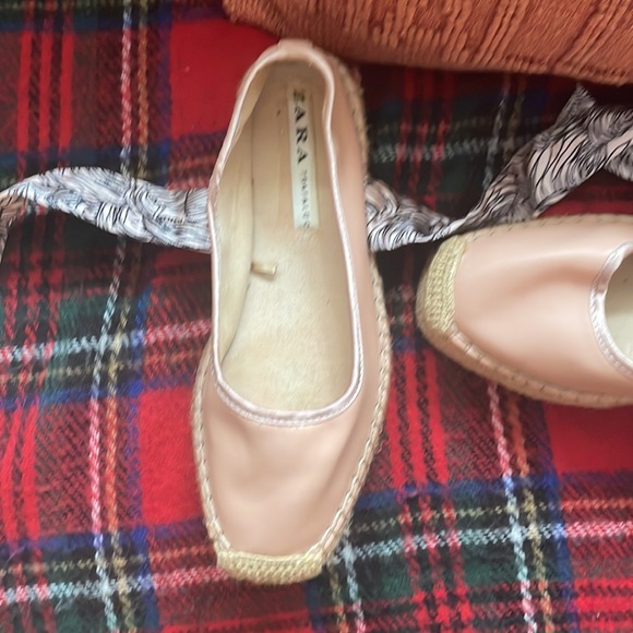 Zara Pink Lace-up Espadrille - Picture 10 of 10